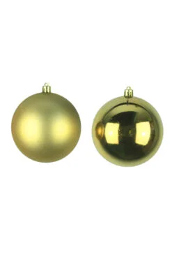 10cm Gold Bauble Set Shiny/Matt (60 Pc)