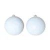 15cm White Bauble Set Shiny/Matte (60 Pc) -Hot Sale Christmas decorations store 15cm white bauble set