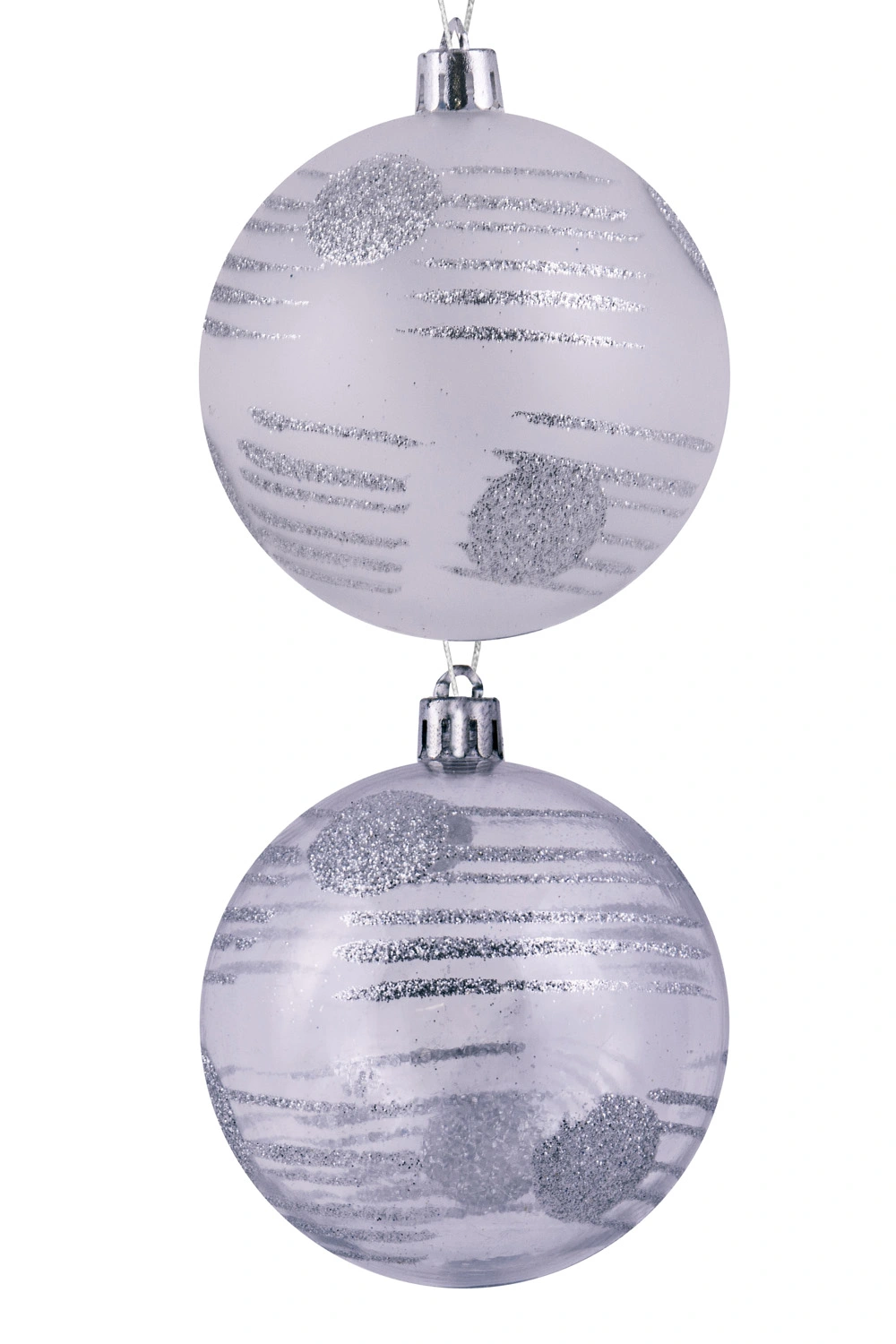 Hand Painted Shatterproof Bauble Design 13 (12 Pack) 4 Hand Painted Shatterproof Bauble Design 13 (12 Pack) - Image 2