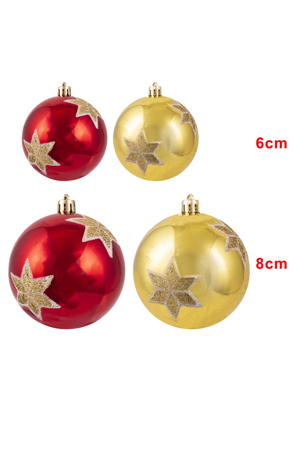 Hand Painted Shatterproof Bauble Design 32 (12 Pack) 4 Hand Painted Shatterproof Bauble Design 32 (12 Pack) - Image 2