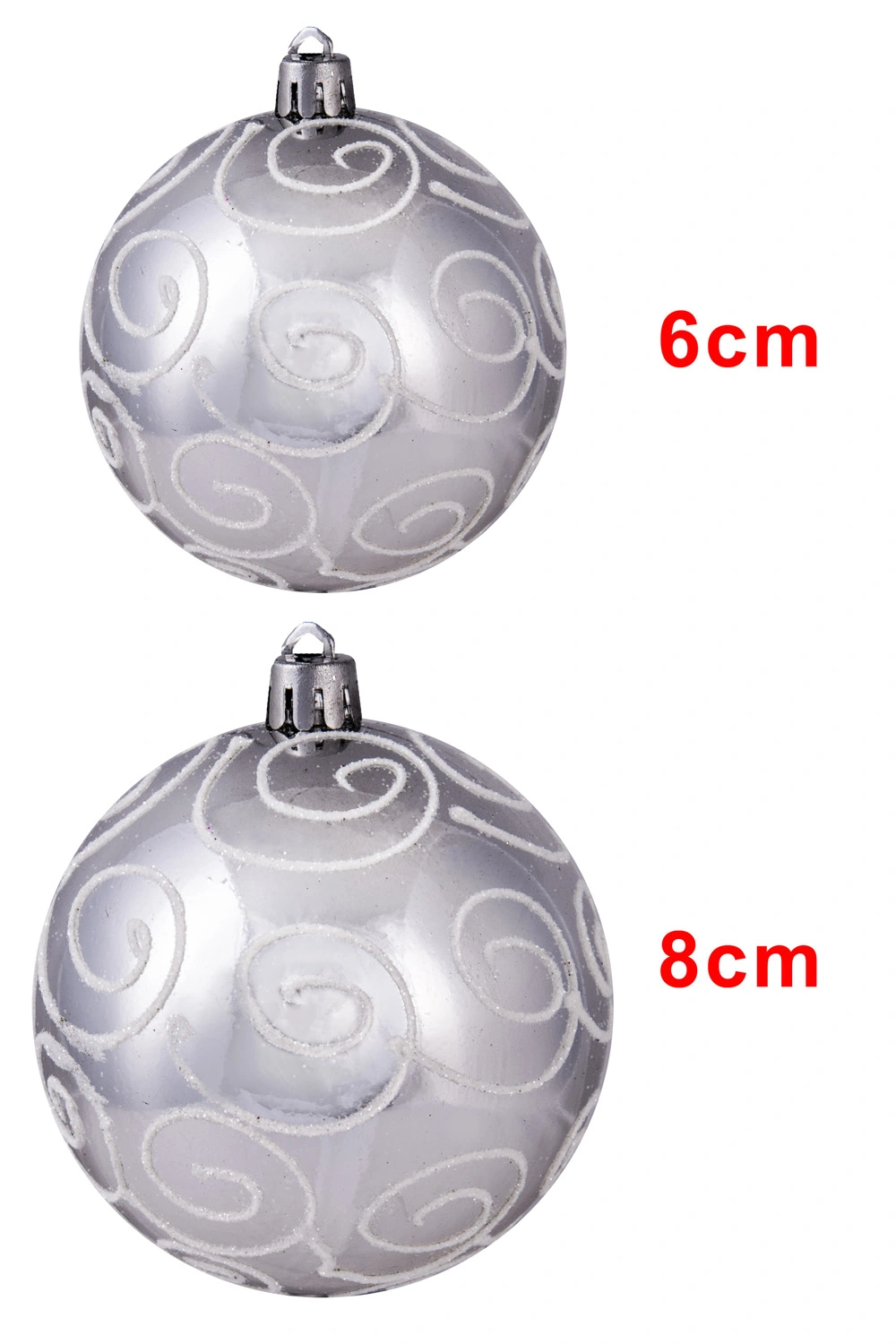 Hand Painted Shatterproof Bauble Design 38 (12 Pack) 5 Hand Painted Shatterproof Bauble Design 38 (12 Pack) - Image 3