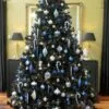 The 128pc Blue & Silver Full Heavy Coverage Bauble Set (6ft Trees) -Hot Sale Christmas decorations store black iridescent full 18 1