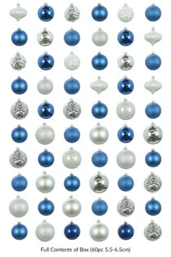 The Blue & Silver Bauble 60pc Base Set