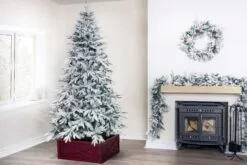 The 4ft Snowy Alpine Tree -Hot Sale Christmas decorations store snowy alpine unlitlandscape 7
