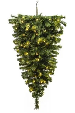 Hot Sale Christmas decorations store 11 The Pre-lit Hanging Upside Down Tree (3ft To 5ft)