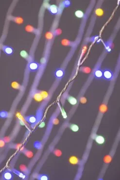 CTW White Cable 1000 LED Multifunction String Light Set - Multicolour